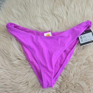 Lole "Tanzania", purple-pink High-Cut Bikini, Sz L  (M)